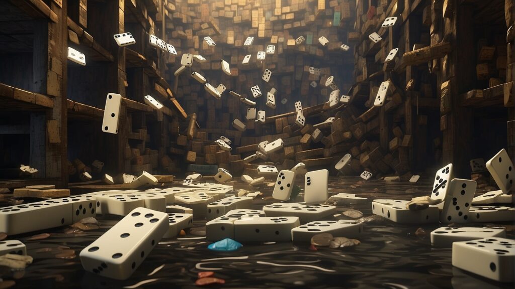 الأزمة المالية عام 2008 3 Leonardo Diffusion XL DOMINO FALL 3